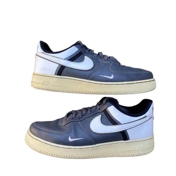 Nike Air Force 1 LV8 2 Dark Gray Charcoal Size 10 - Picture 2 of 15